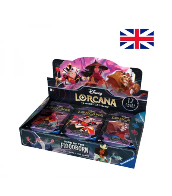 Disney Lorcana Rise of the Floodborn Booster: Caja de 24 sobres