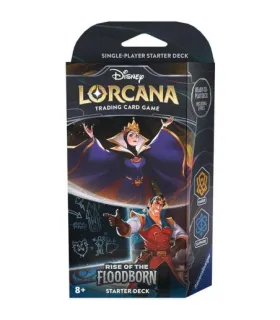 Disney Lorcana Rise of the Floodborn - Starter Deck: Amber y Sapphire