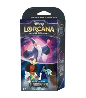 Disney Lorcana Rise of the Floodborn - Starter Deck: Amethyst y Steel