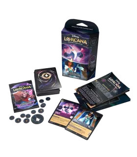 Disney Lorcana Rise of the Floodborn - Starter Deck: Amethyst y Steel