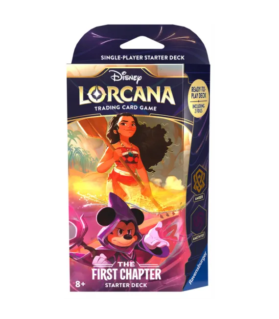 Disney Lorcana The First Chapter Starter Deck: Amber y Amethyst