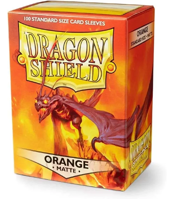 Fundas Dragon Shield Standard - Matte Orange (100 uds)