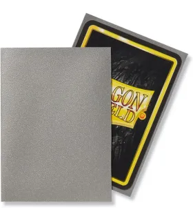 Fundas Dragon Shield Standard - Matte Silver (100 uds)