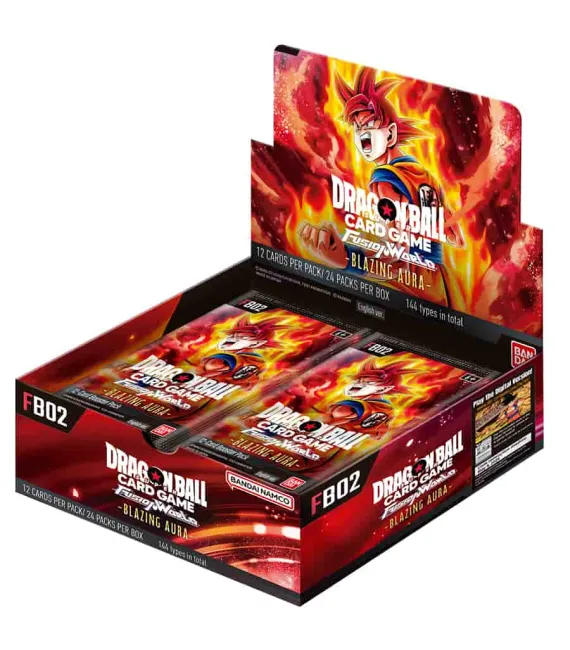 Dragon Ball Super Fusion World FB-02 Blazing Aura: Caja de 24 sobres