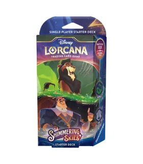 Disney Lorcana Shimmering Skies Starter Deck: Scar y Kronk