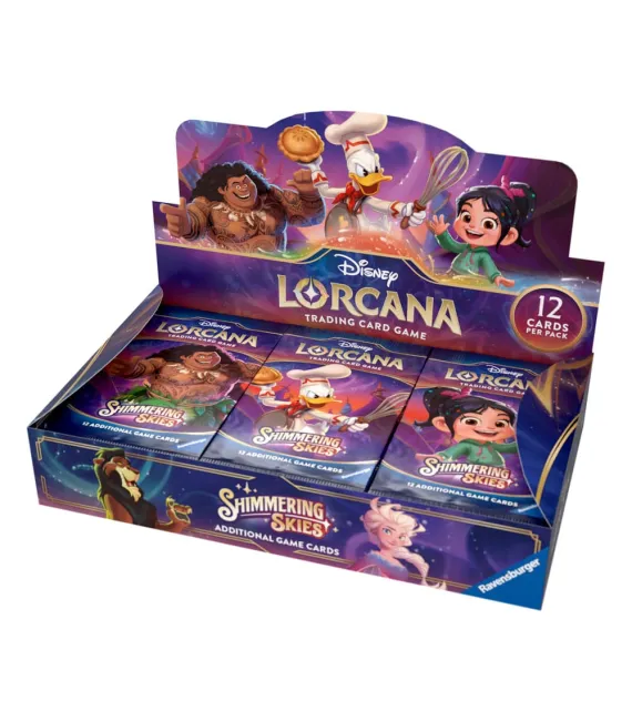 Disney Lorcana Shimmering Skies Booster: Caja de 24 sobres