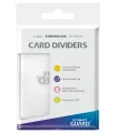 Tarjetas Separadoras Ultimate Guard Card  - Transparentes (10 uds)