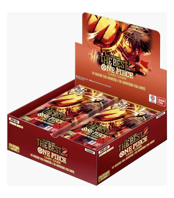 One Piece Card Game PRB-02 Premium Booster The Best Vol 2: Caja de 20 sobres