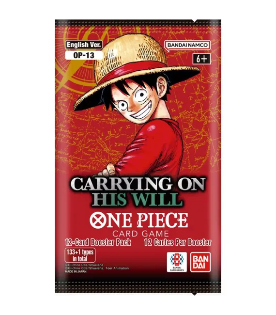 One Piece Card Game OP-13 Carrying on His Will: Caja de 24 sobres