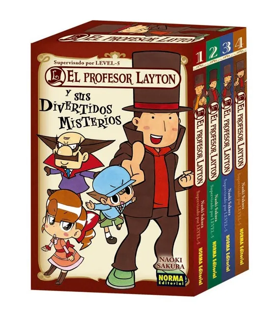 Pack El profesor Layton y sus divertidos misterios